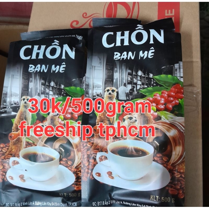 cà phê chồn ban mê 500gram/1 gói