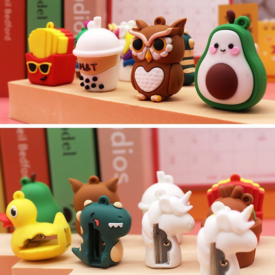 Gọt Bút Chì Hoạt Hình Nhựa PVC Cao Cấp