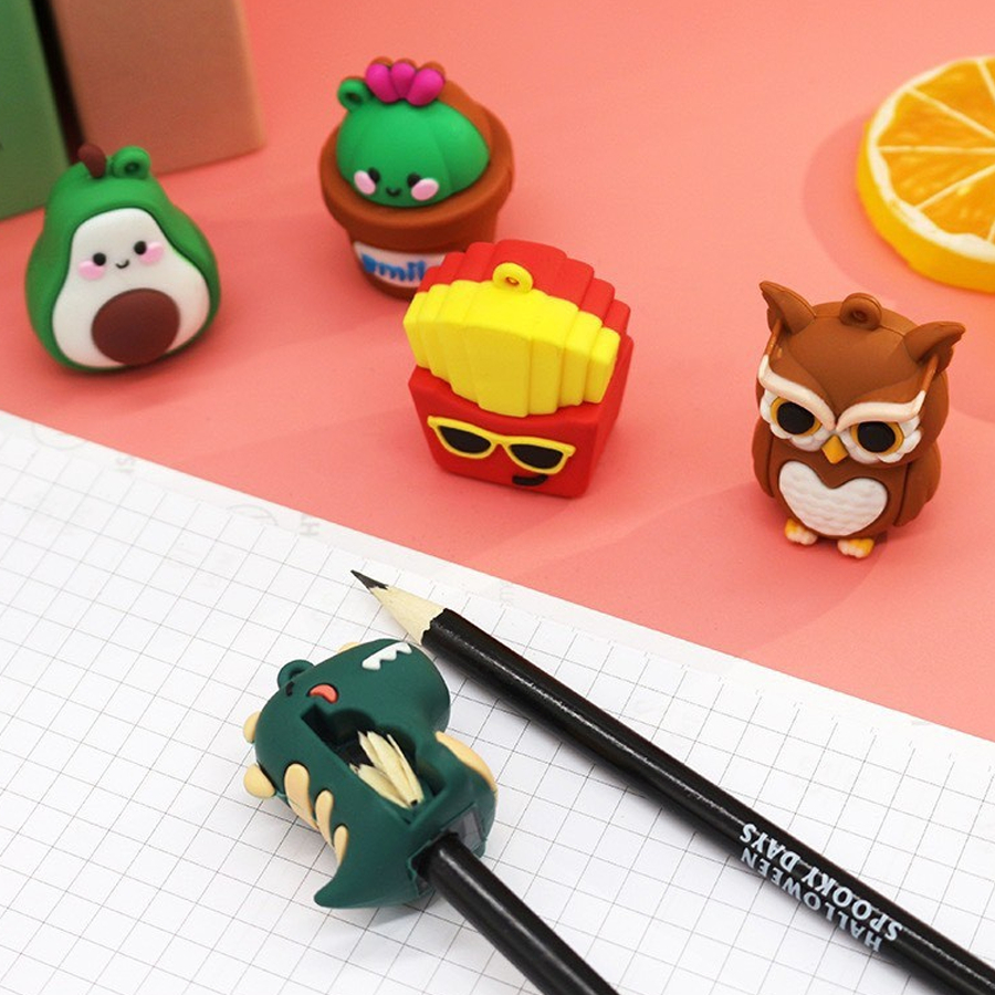 Gọt Bút Chì Hoạt Hình Nhựa PVC Cao Cấp