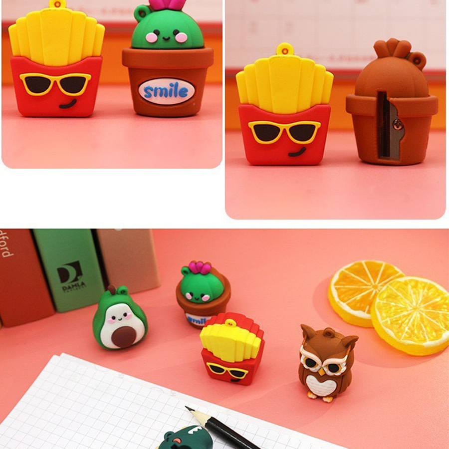 Gọt Bút Chì Hoạt Hình Nhựa PVC Cao Cấp