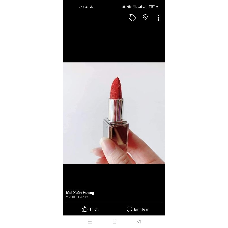 SON TOM FORD 05 MÀU ĐỎ CAM