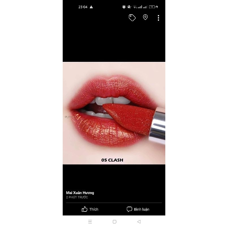 SON TOM FORD 05 MÀU ĐỎ CAM