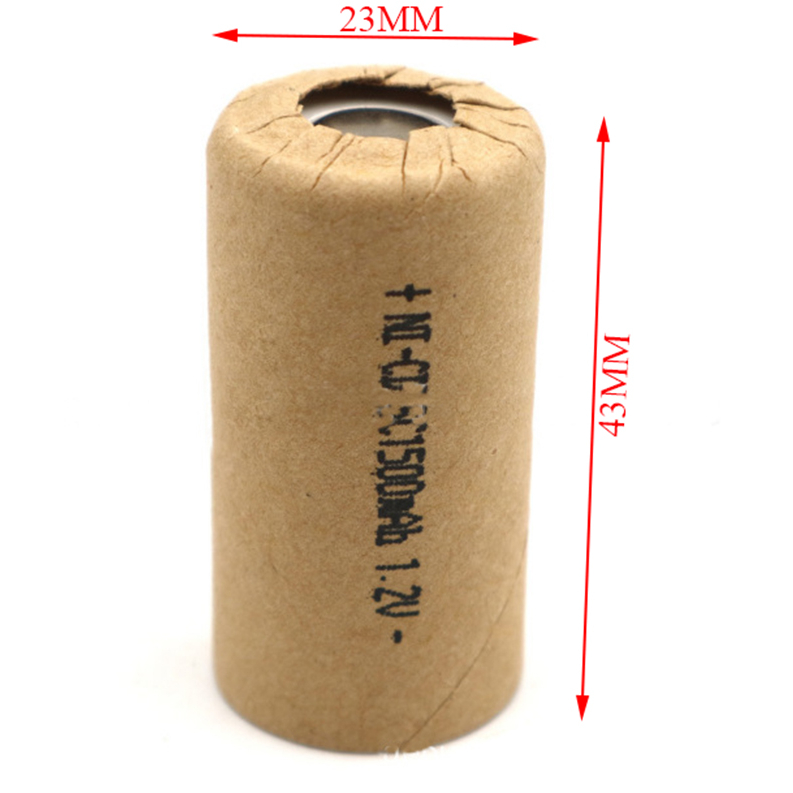 Pin đóng máy Ni Cd SC 1,2V 1500mAh nội trở thấp chuyên dùng chế pin dụng cụ cầm tay - dành cho thợ chuyên nghiệp