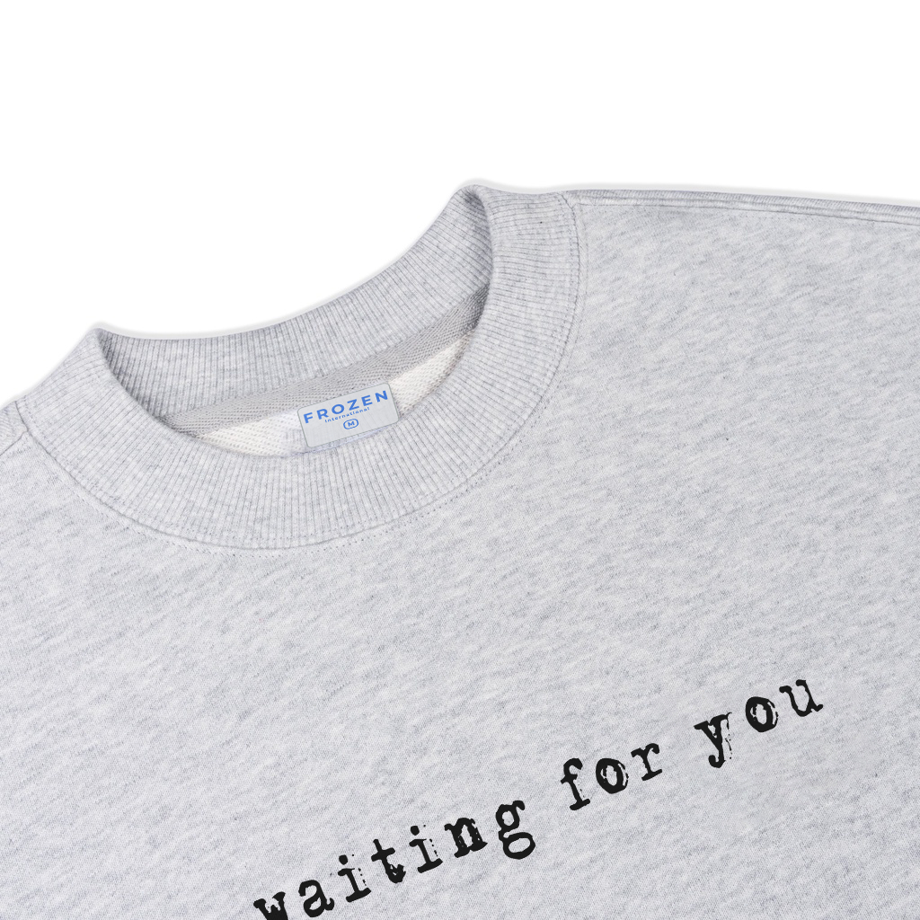 Áo Sweater Frozen Waiting For you Nỉ Chân Cua lót lông Cotton 100% Unisex Local Brand