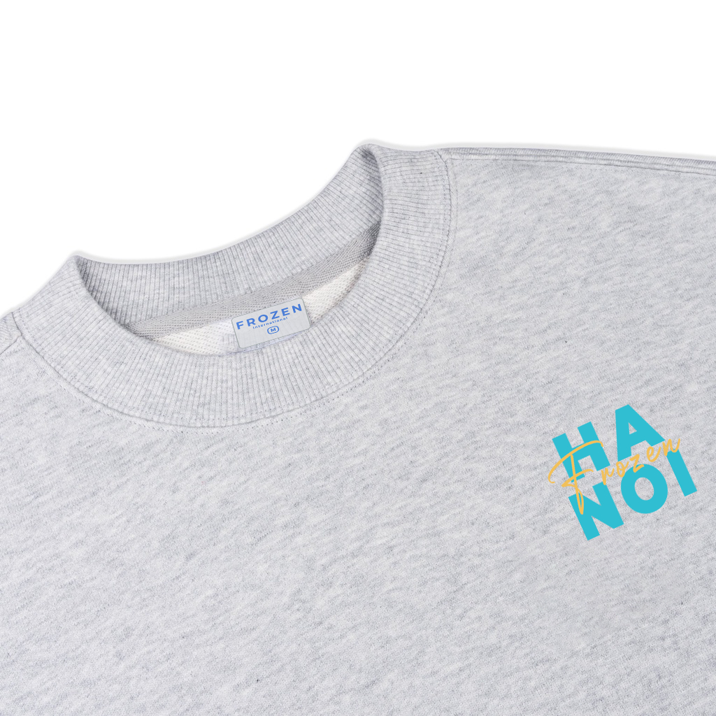 Áo Sweater Frozen Hà Nội Nỉ Chân Cua lót lông Cotton 100% Unisex Local Brand