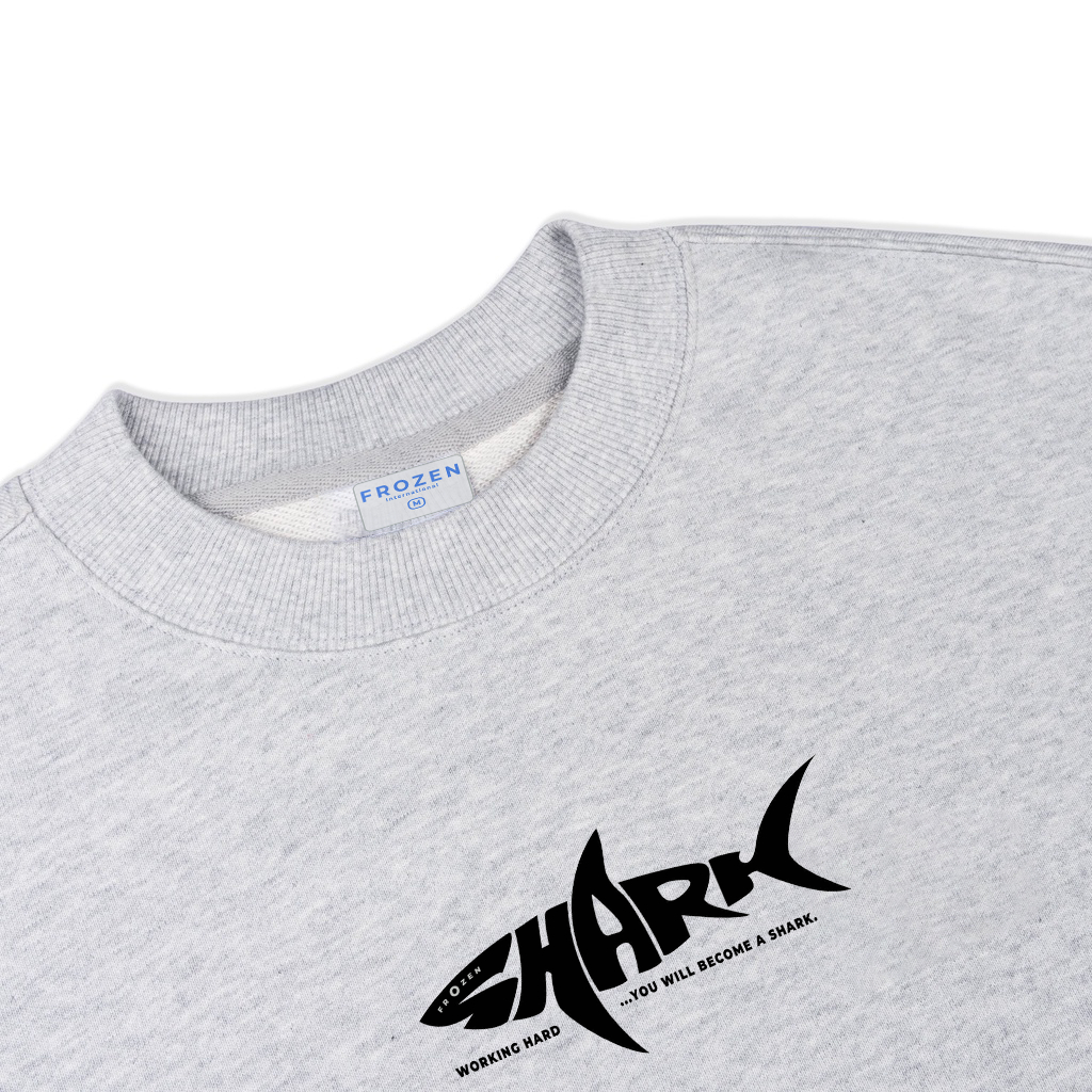 Áo Sweater Frozen Shark Nỉ Chân Cua lót lông Cotton 100% Unisex Local Brand