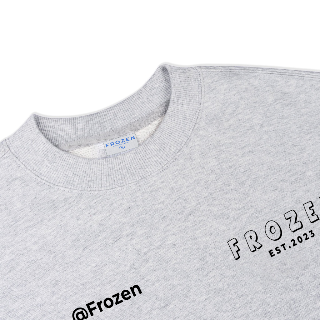 Áo Sweater Frozen Prodium Nỉ Chân Cua lót lông Cotton 100% Unisex Local Brand