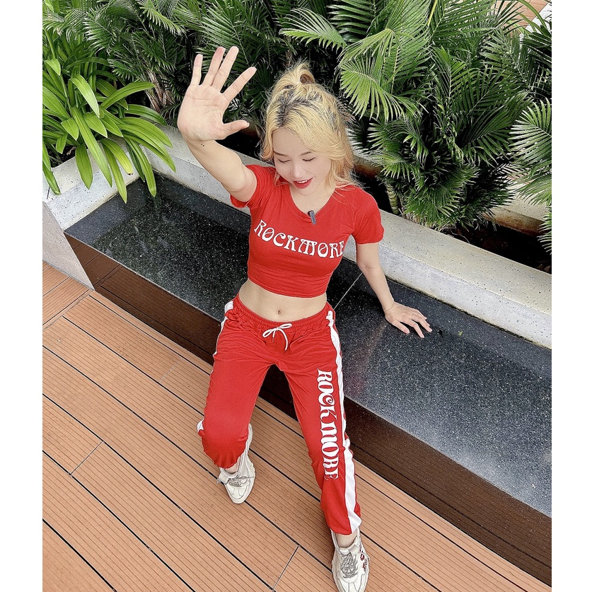 Bộ thể thao jonger chất thun lạnh co giãn 4 chiều tập thể thao , gym, yoga, erobic, zumba