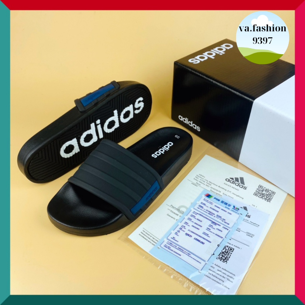 Dép nam adidas mẫu mới, dép adidas thiết kế đế cao su đúc đi êm chân form dáng thể thao chống thấm nước .va.fashion9397