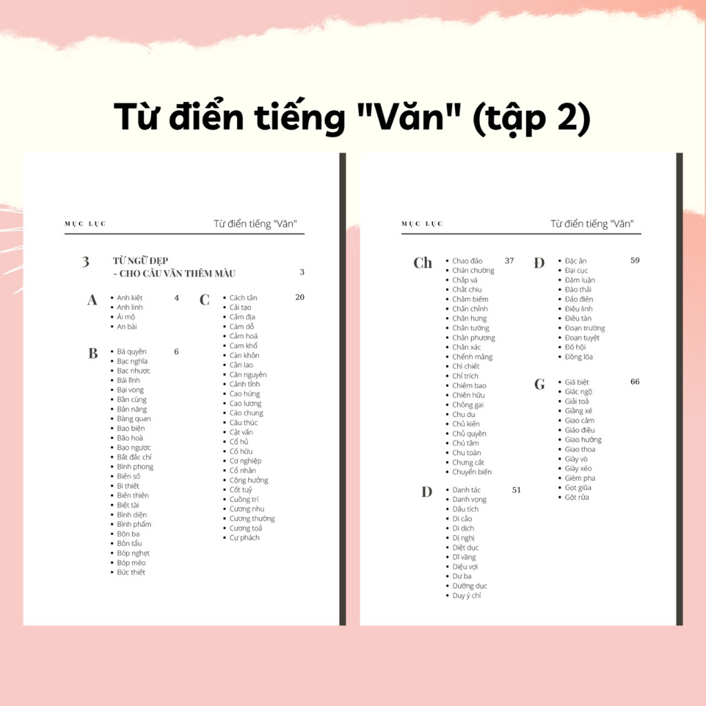 Combo Sách "Từ Điển" Tiếng Văn (Tập 1+2)