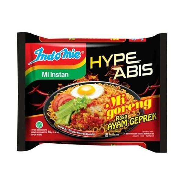 Mì xào khô/ mì trộn Indomie Rasa Ayam Geprek Vị Gà Cay thùng 40 gói