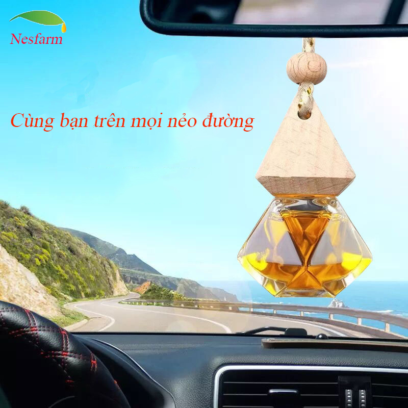 Tinh dầu tràm treo xe thơm phòng thiên nhiên nguyên chất đuổi muỗi khử mùi NESFARM TTT8