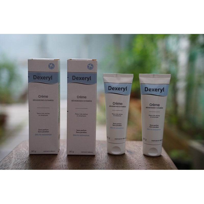 Kem nẻ dưỡng ẩm Dexeryl Creme, Pháp  hỗ trợ da nứt nẻ, chàm sữa, mẩn ngứa rôm sảy cho trẻ sơ sinh, người lớn