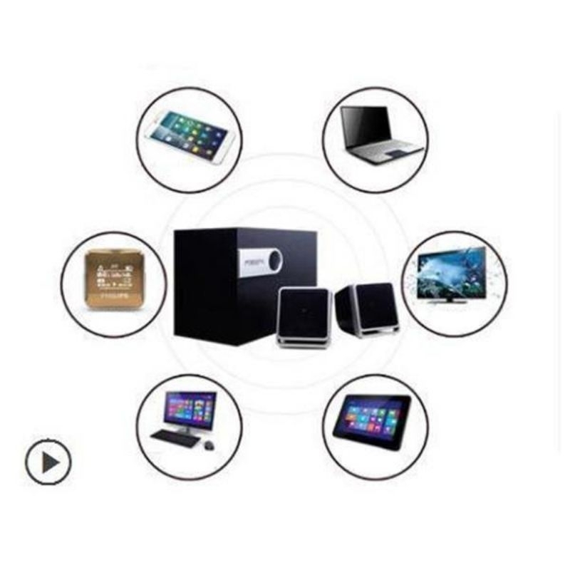 Loa vi tính 2.1 chính hãng Philips  siêu đỉnh