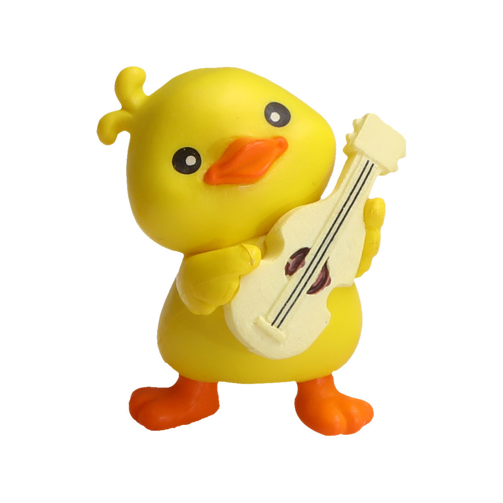 Bộ 6 vịt trang trí tap lô ô tô, gắn mũ bảo hiểm, gắn xe máy, xe đạp. Trang trí tiểu cảnh, bàn làm việc, góc học tập.