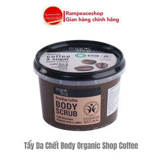 Tẩy Da Chết Toàn Thân Organic Shop Organic Coffee & Sugar Body Scrub (250ml) - Mẫu mới