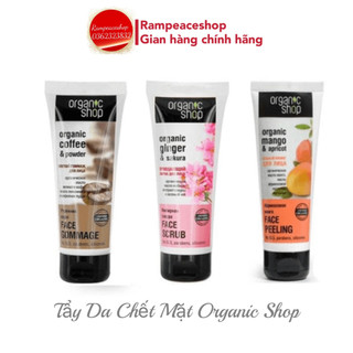 (Date 2024) Tẩy Da Chết Mặt Organic Shop Face 75ml