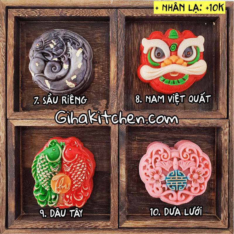 HOẢ TỐC | Bánh trung thu 3D độc đáo tặng khách hàng đối tác, chiết khấu cao