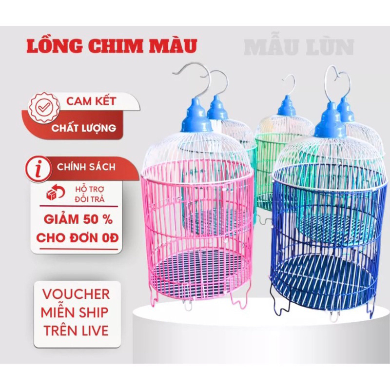 Lồng chim khuyên sơn tĩnh điện cho chim hút mật, sâu, ốc mít