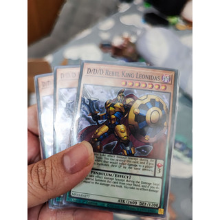 1 lá thẻ bài d/d/d rebel king leonidas - mp23-en277 - common 1st edition