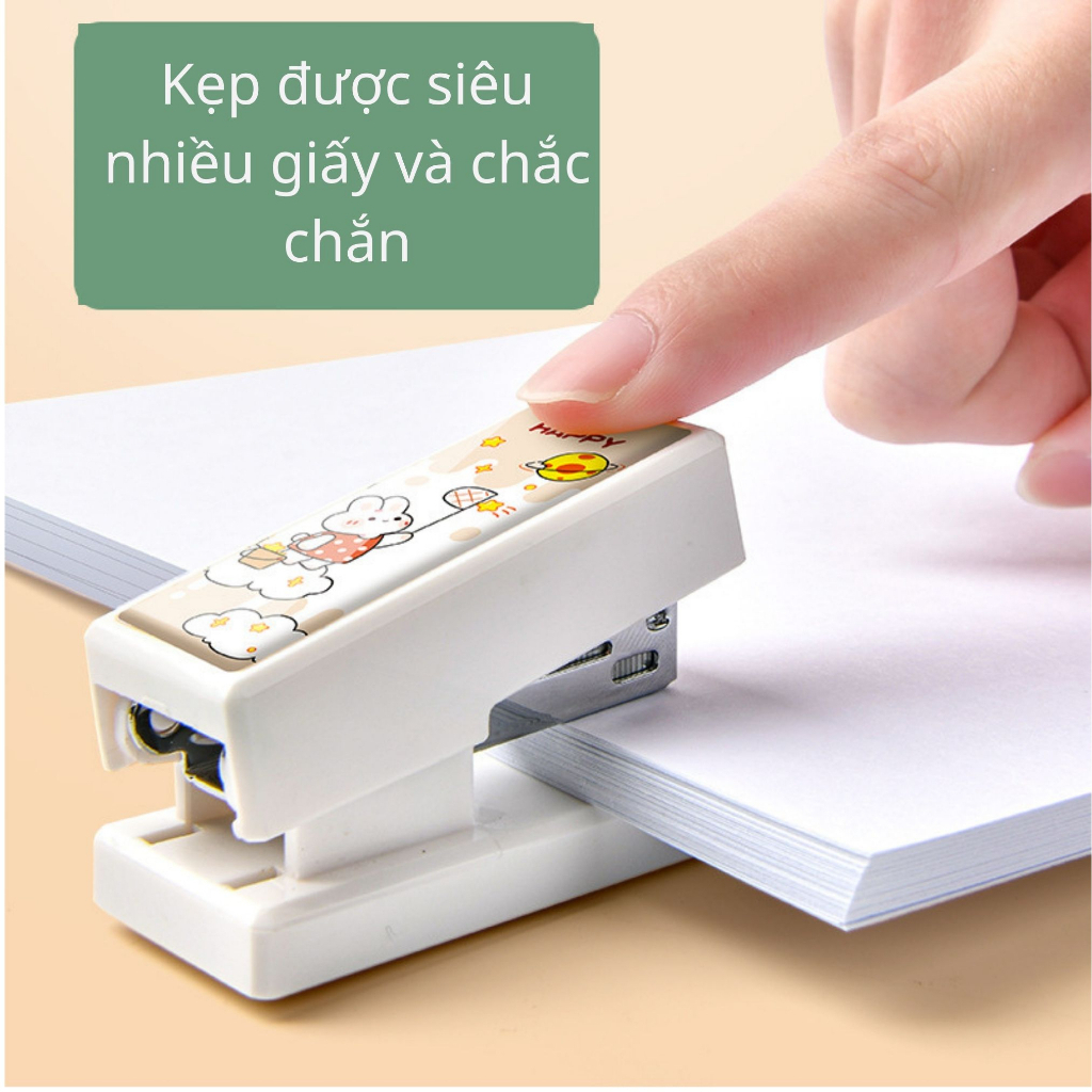 Máy dập ghim đa sắc màu kèm 400 ghim