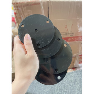 Mặt bích sắt tròn - pad vuông sơn tĩnh điện