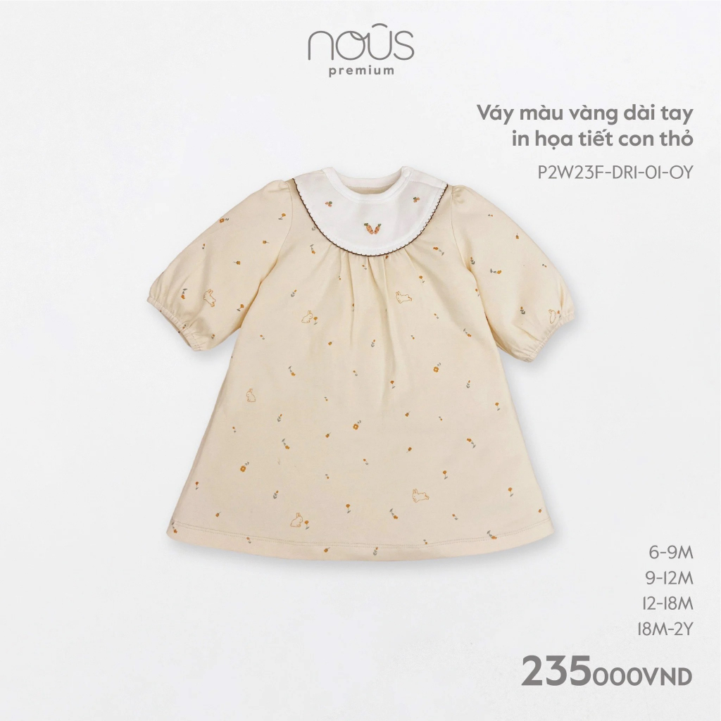 Váy dài và cộc tay các màu cho bé từ 3m-3y