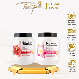 Hấp dầu kem ủ tóc siêu dưỡng nowkon hương lựu hương hoa sen 500ml - shop thiên yến