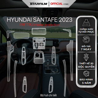 Huyndai Santafe 2023 PPF TPU chống xước tự hồi phục STARFILM