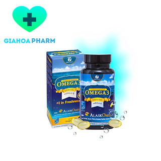 Viên uống dầu cá Omega 3 VitaSignature AlaskOmega giúp cải thiện trí nhớ, sáng mắt, giảm mỡ máu, nguy cơ bệnh tim mạch