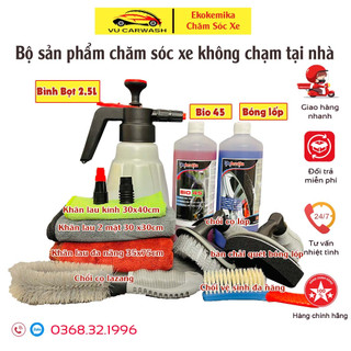Bộ sản phẩm chăm sóc xe Ô tô, xe máy tại nhà