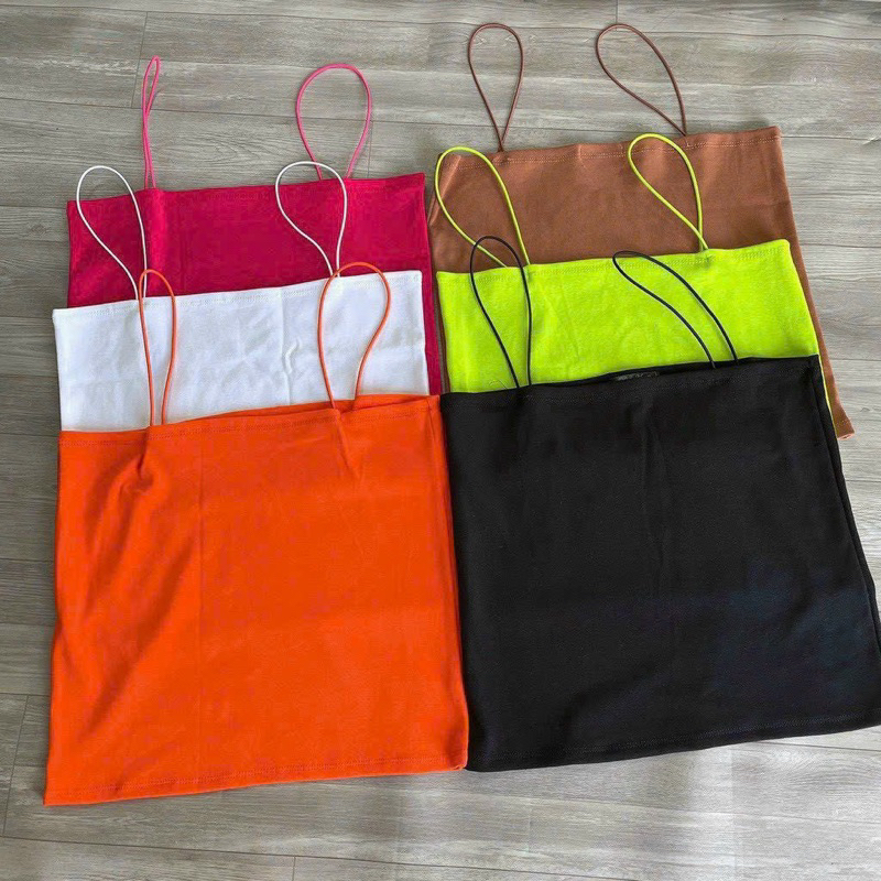 Áo croptop 2 dây thời trang mùa hè siêu xinh