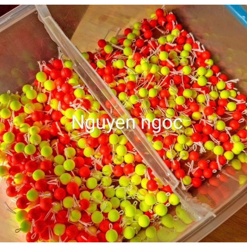 Túi 50 Hạt Nổi Bolie, Boli Vào Dây Sẵn Cỡ 8.5mm và 7.5mm.