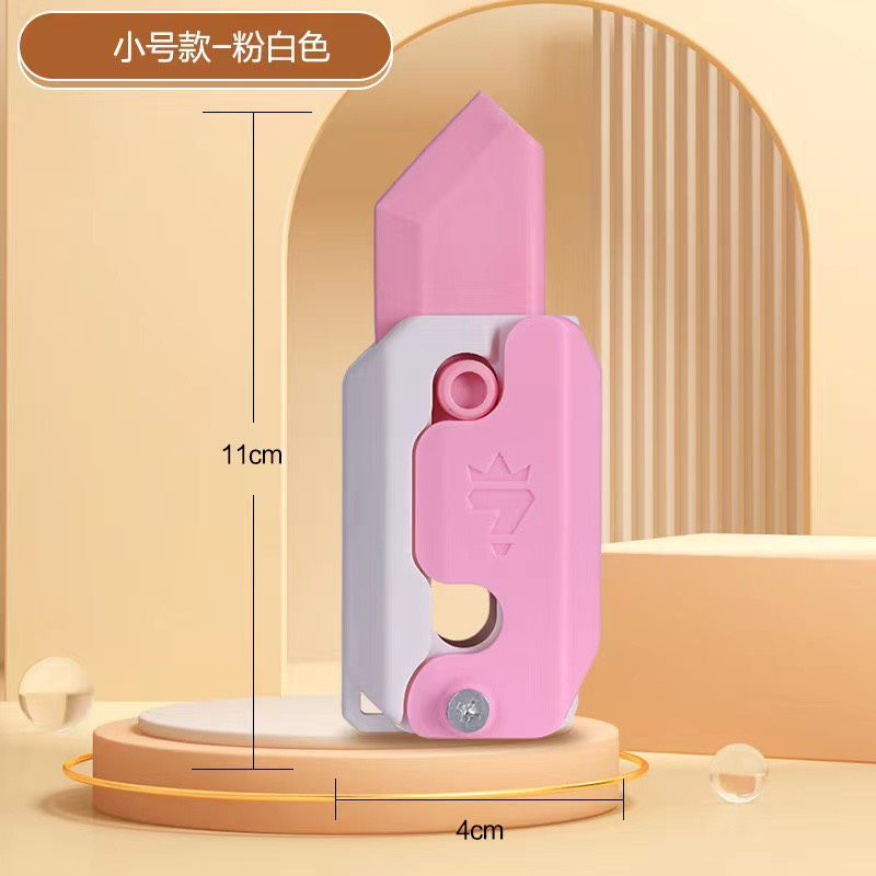 Dao cà rốt mini dao trọng lực in 3d gấp gọn và thu dài đồ chơi hot trend
