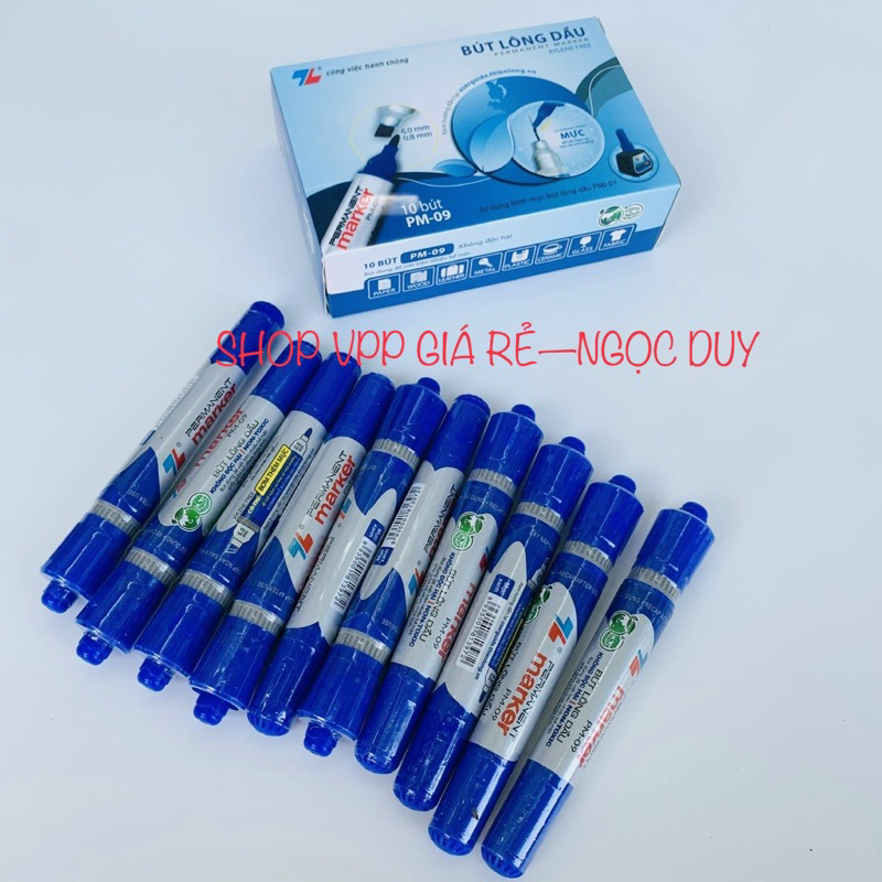 Bút lông dầu- bút lông to- bút lông 2 đầu nét to 0,8mm-1mm hàng cty TL dùng đánh dấu