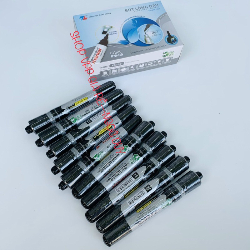 Bút lông dầu- bút lông to- bút lông 2 đầu nét to 0,8mm-1mm hàng cty TL dùng đánh dấu