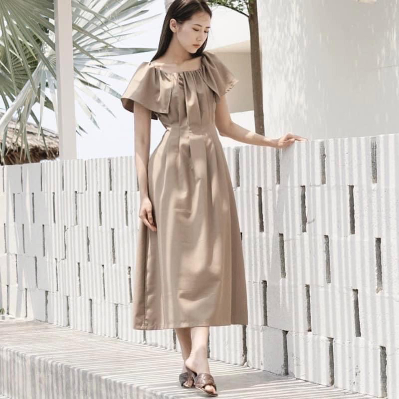 Vải von đũi be trầm