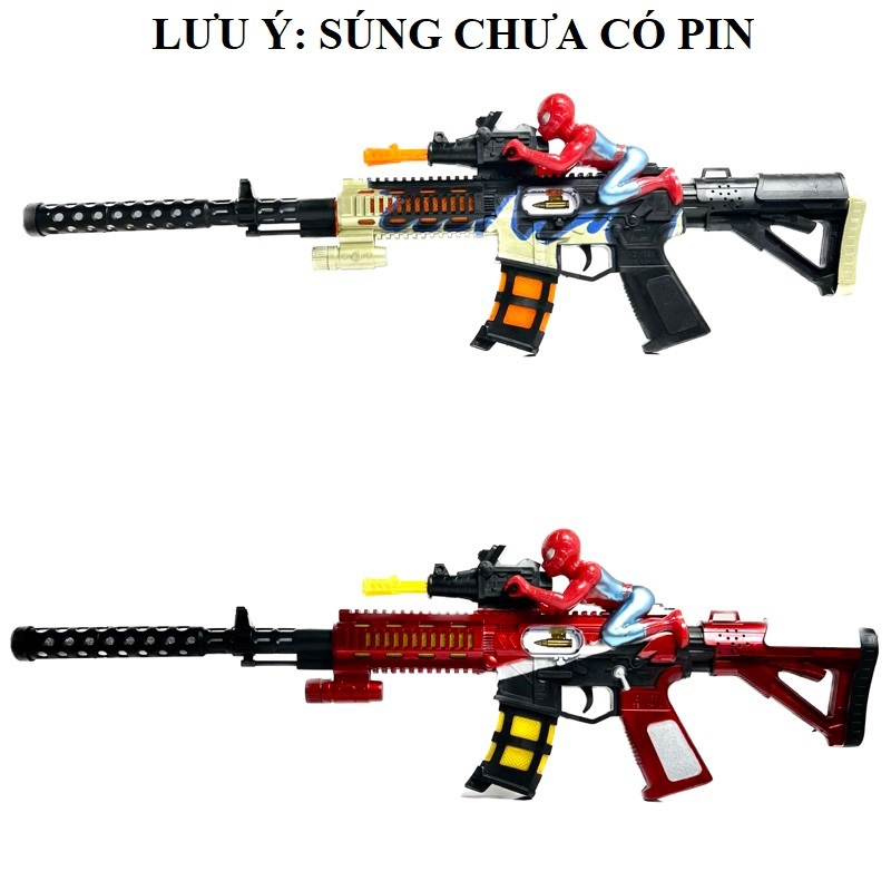 Đồ Chơi Súng Chạy Pin Có Đèn Có Nhạc Loại To Đẹp Cho Bé Trai