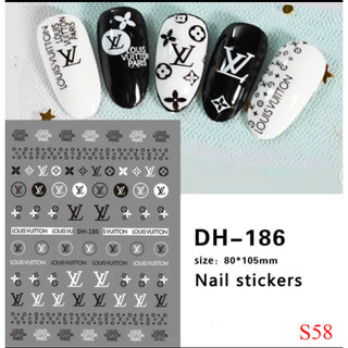 Sticker Dán Nail trang trí chăm sóc móng shop hnnail
