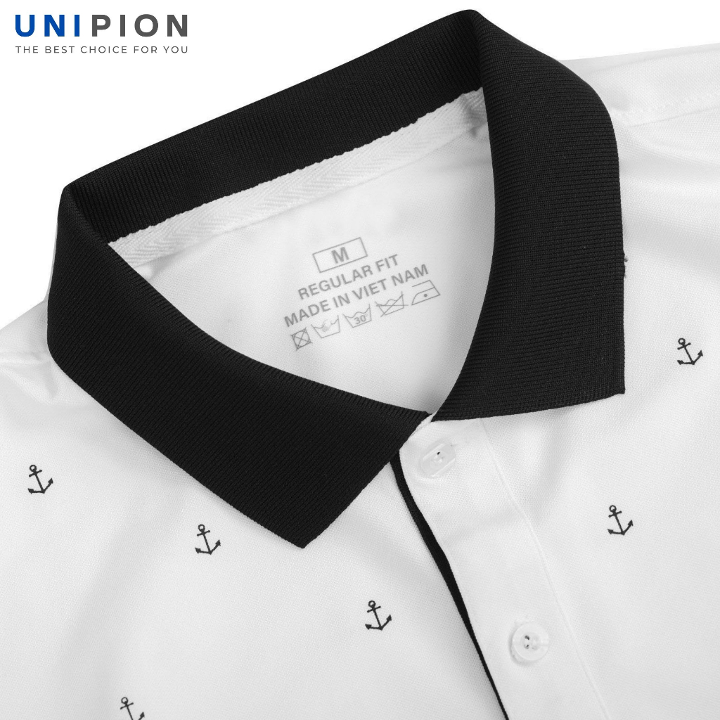 Áo Polo Nam Thêu Họa Tiết ngắn tay cao cấp nổi bật, sang trọng, lịch lãm AT151