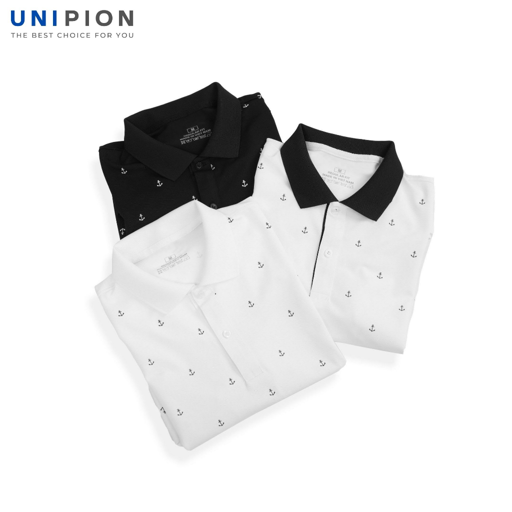 Áo Polo Nam Thêu Họa Tiết ngắn tay cao cấp nổi bật, sang trọng, lịch lãm AT151