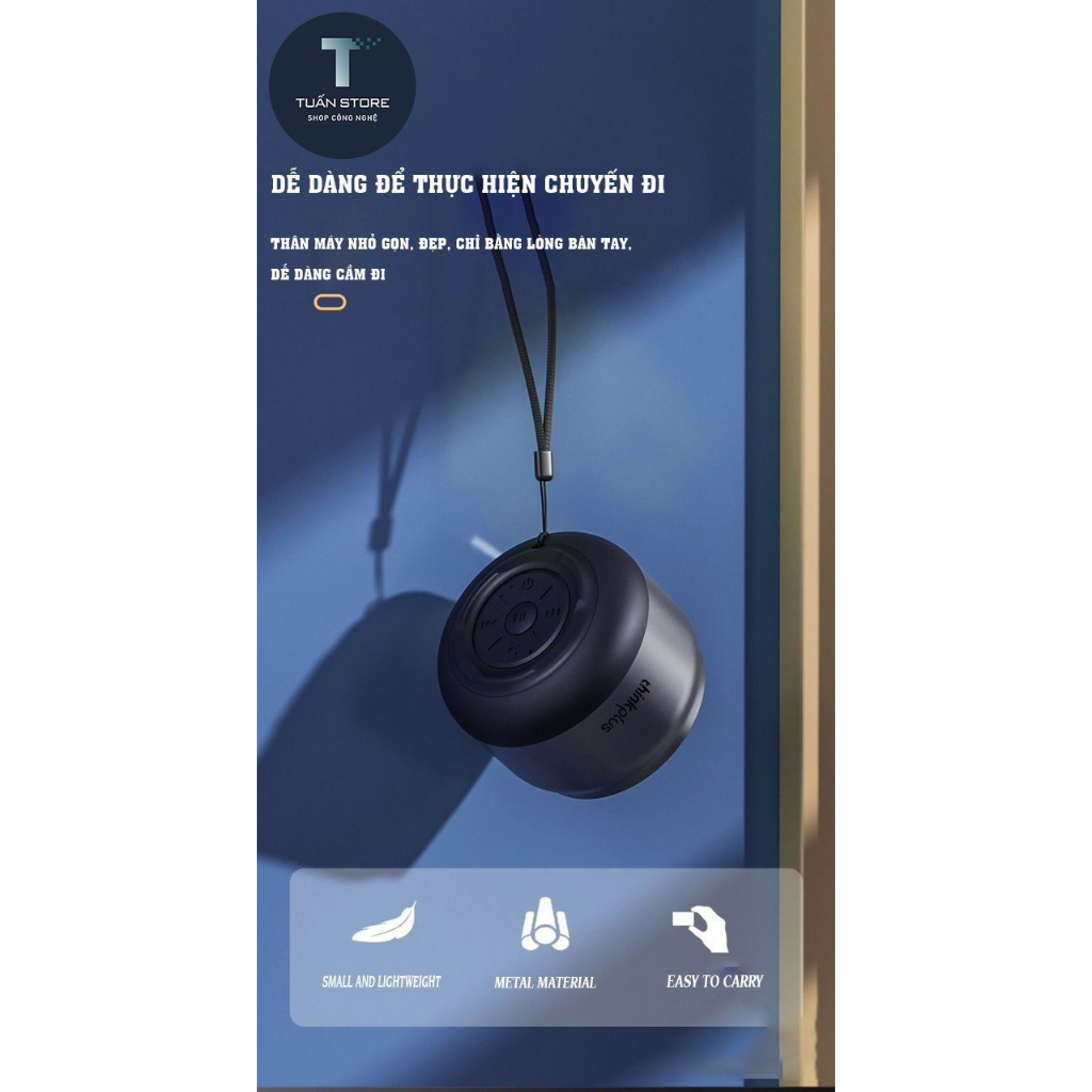 Loa bluetooth mini lenovo k30- âm thanh trầm ấm siêu hay