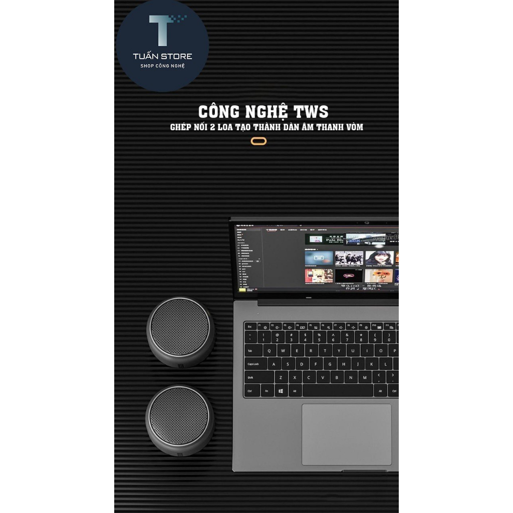 Loa bluetooth mini lenovo k30- âm thanh trầm ấm siêu hay