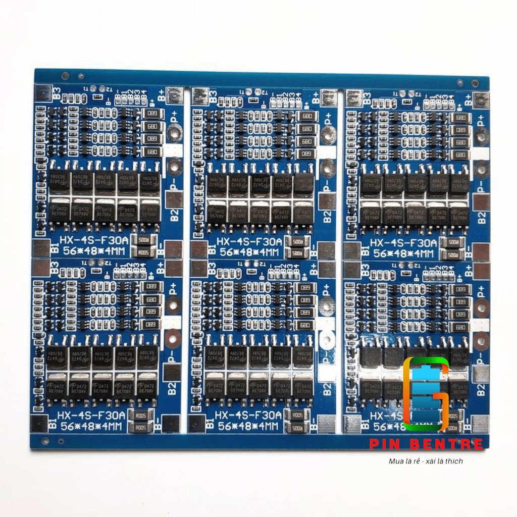 Mạch 4S - 30A Sạc cân bằng và bảo vệ Pin Sắt LiFePO4 3.2V