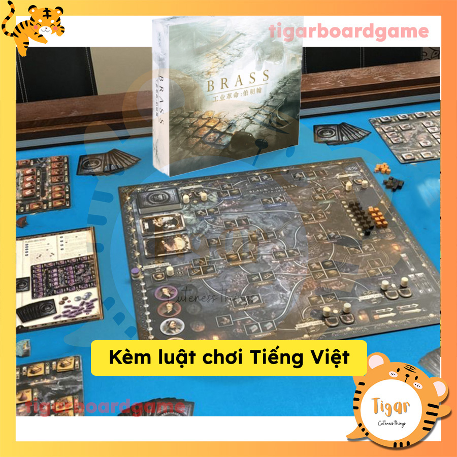 Brass Birmingham boardgame trò chơi quản lý tài nguyên