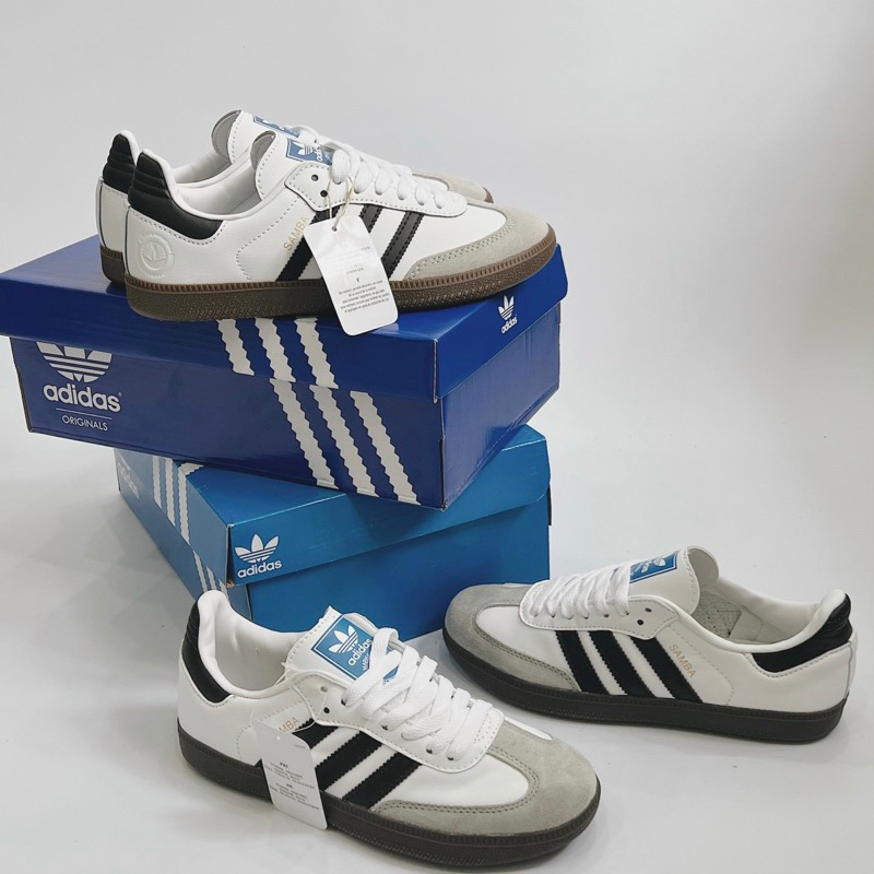 Giày Adi.da.s Samba OG Cloud White Core Black + Full Bill Box