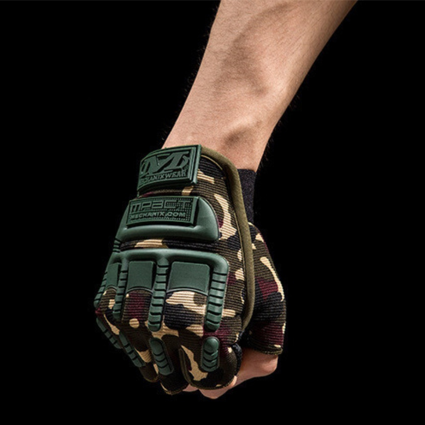 Găng tay xe máy, bao tay đi phượt cụt ngón Mpact 1 cao cấp