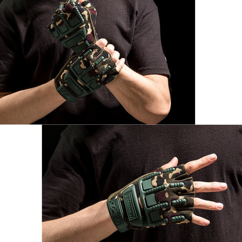 Găng tay xe máy, bao tay đi phượt cụt ngón Mpact 1 cao cấp