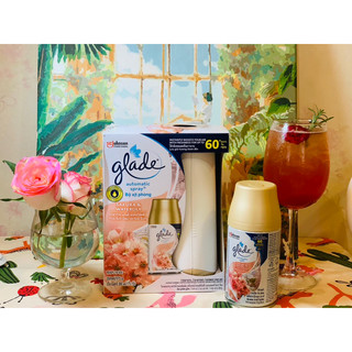 Bộ máy xịt phòng tự động Glade Thái Lan Sakura&lily