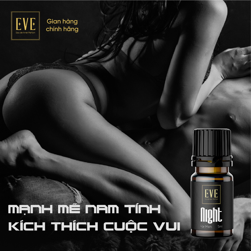 Nước Hoa Vùng Kín Nam NIGHT 5ml Thơm Lâu Kích Thích Quyến Rũ Nam Tính Nước Hoa Vùng Kín Chính Hãng Che Tên Cho Nam Giới